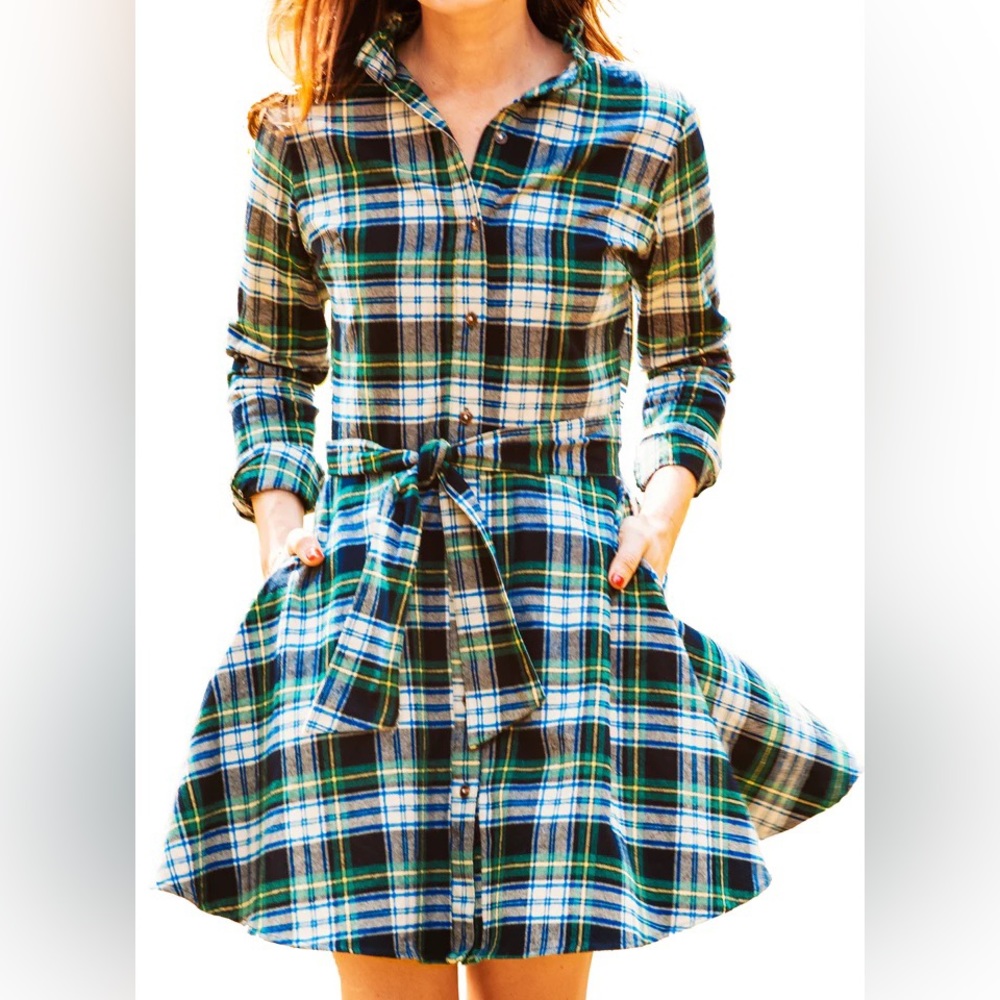 Kiel James Patrick Cozy Cabin Flannel dress